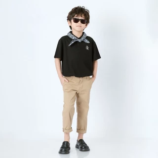 B&R Kids【เสื้อโปโลแขนสั้นเด็ก】ส่งจากไทย เสื้อคอปกแฟชั่น สไตล์เกาหลี สบายๆ นุ่มสบายผิว สำหรับเด็กชายเด็กหญิง