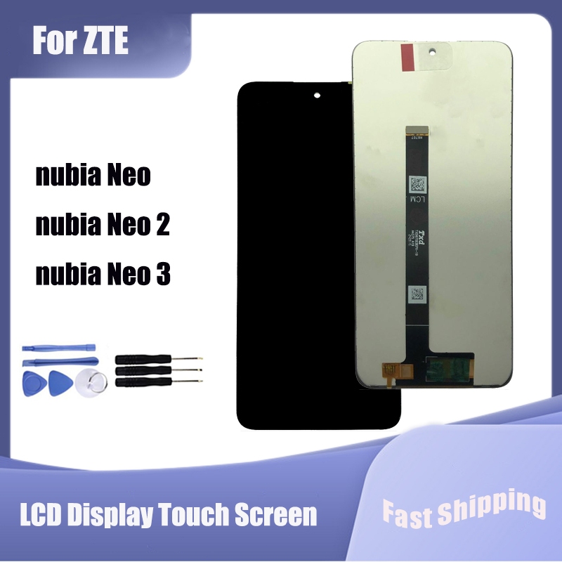 สําหรับ ZTE Nubia Neo 8150N Neo 2 Z2352N Neo 3 Z2464N จอแสดงผล LCD หน้าจอสัมผัสเปลี่ยน