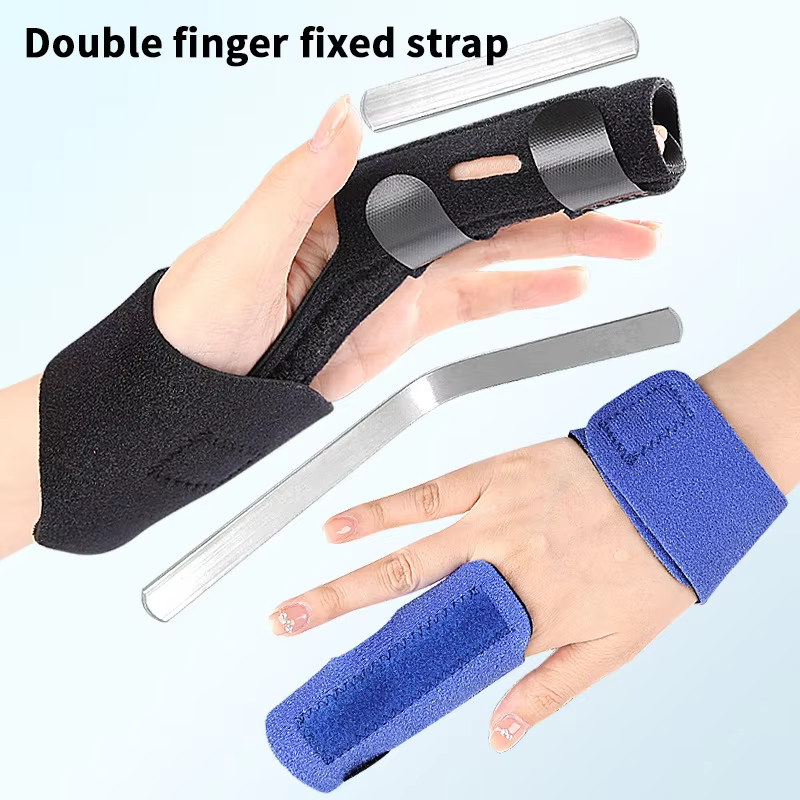 NEANCA ปรับ 2 Finger Brace Trigger Finger Splint ยืดหัก Bent นิ้ว Thumbs Mallet Splint Tenosynovitis สนับสนุน