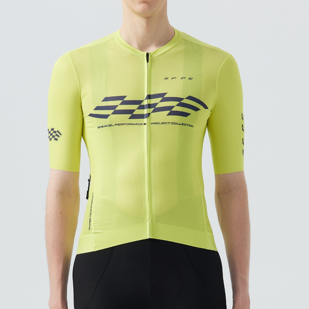 SPEXCEL เสื้อปั่นจักรยานผู้ชาย SPPC ใหม่ ดีไซน์ aerofit ผ้าแห้งเร็วและระบายอากาศได้