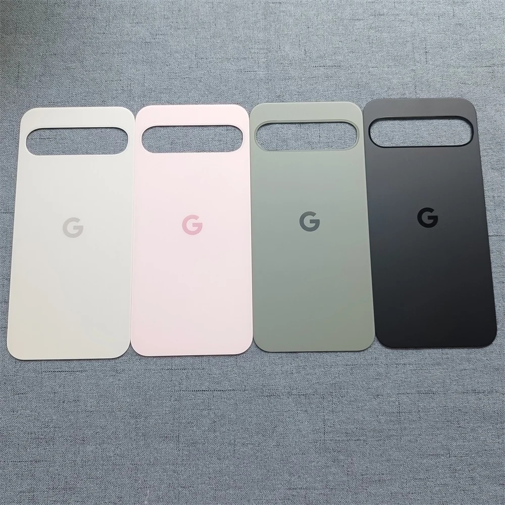 ฝาหลังแบตเตอรี่สําหรับ Google Pixel 9 Pro XL 9proxl GGX8B GZC4K GQ57S ด้านหลังแผงซ่อมอะไหล่พร้อมกาว