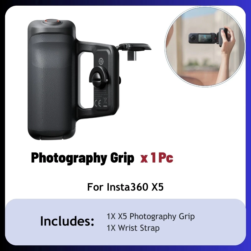 【🇹🇭 24h กรุงเทพฯ】Original Insta360 X5 การถ่ายภาพ Grip Street-Photography Xplorer อลูมิเนียมสําหรับ Insta360 X5 Original Action กล้องอุปกรณ์เสริม thumbnail 7
