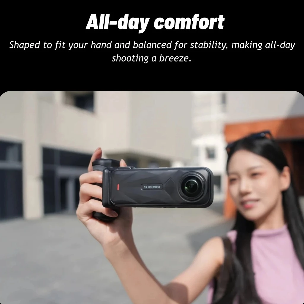 【🇹🇭 24h กรุงเทพฯ】Original Insta360 X5 การถ่ายภาพ Grip Street-Photography Xplorer อลูมิเนียมสําหรับ Insta360 X5 Original Action กล้องอุปกรณ์เสริม thumbnail 5