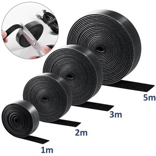 ที่เก็บสายเคเบิล ที่ยึดสายไฟ ที่ม้วนเก็บสายเคเบิล 1/3/5ม