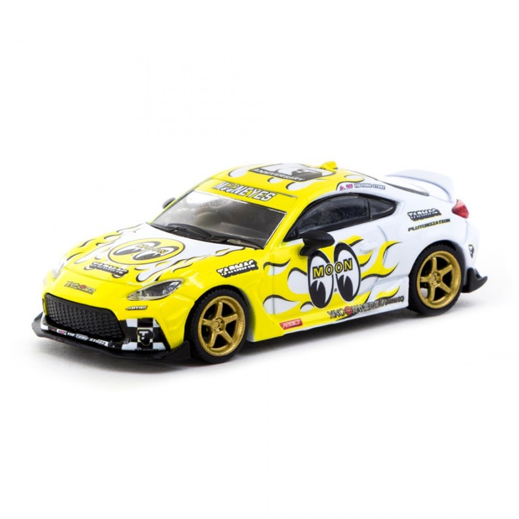 Tarmac Works T64G-038-MOON 1/64 Toyota GR86 MOONEYES รถโมเดลขนาดDiecast