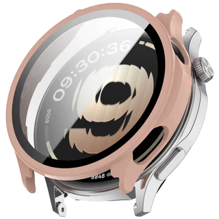 ฟิล์มกระจกนิรภัยกรณี PC สําหรับ OPPO Watch S Protector กรอบกันชน Hard เคสกันกระแทก