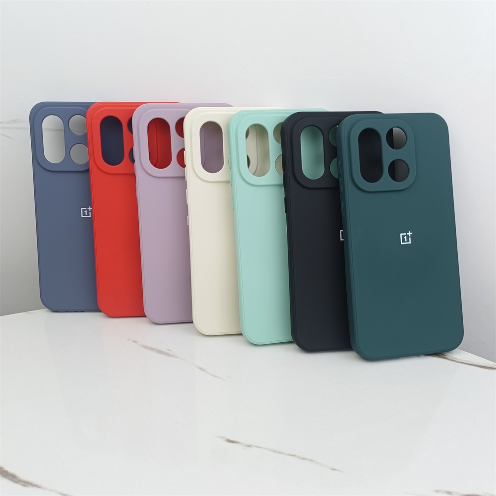หรูหราธุรกิจกันกระแทกTPUซิลิโคนสําหรับOnePlus one plus 15 13 13T 13R 12 11 11R 12R 10 Pro 8 9 8T 9R Soft Liquidเต็มกล้องป้องกันกลับกันชนCoque