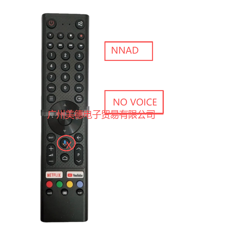 รีโมททีวีสมาร์ททีวี Nano TV Parts NANO Smart TV Remote Control NNAD