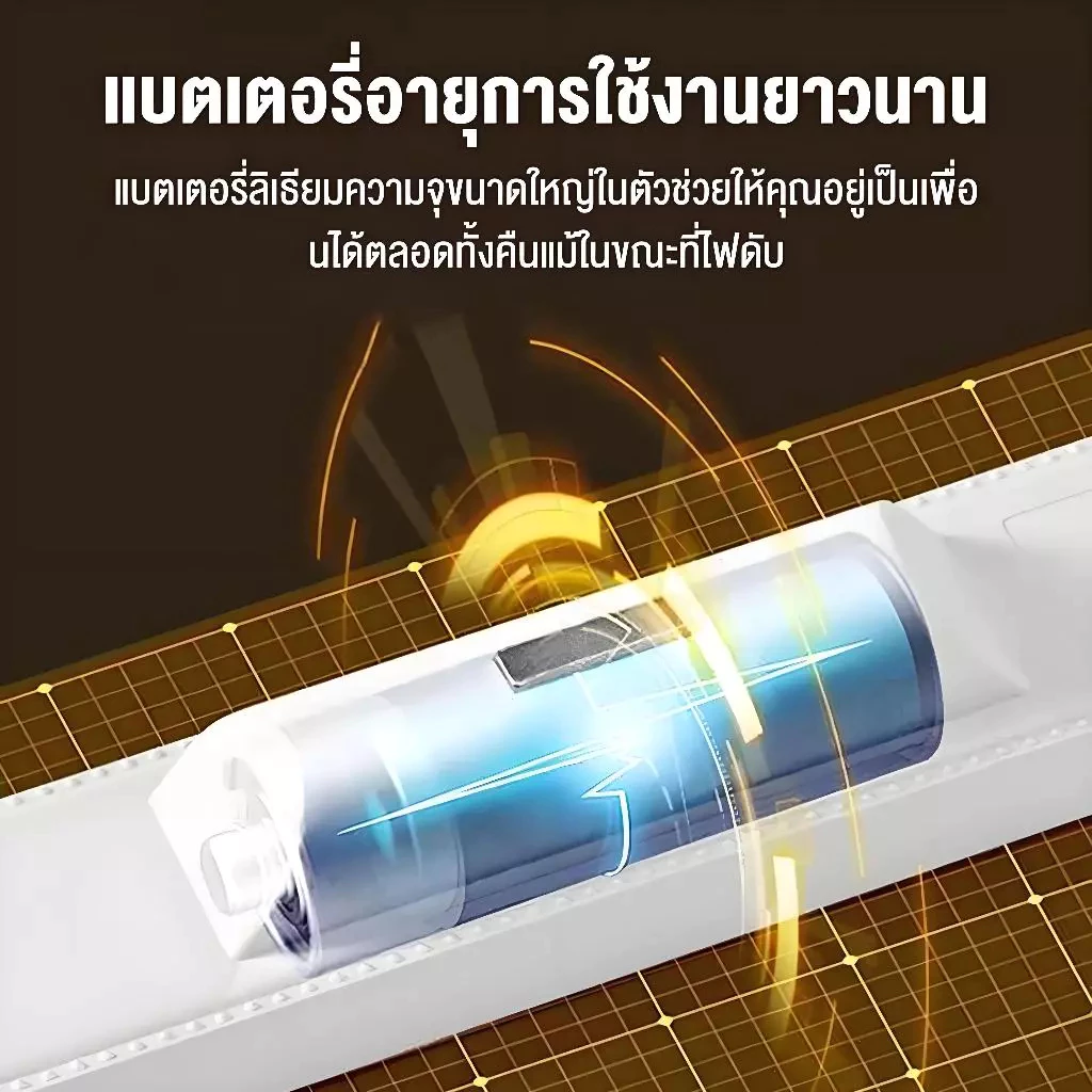 BAOKE✨โคมไฟตั้งโต๊ะ LED โคมไฟแม่เหล็ก ปุ่มชาร์จ USB ไฟข้างเตียง ไฟอ่านหนังสือ ไฟติดห้อง โคมไฟไร้สาย ปรับได้ 3 แสง thumbnail 6