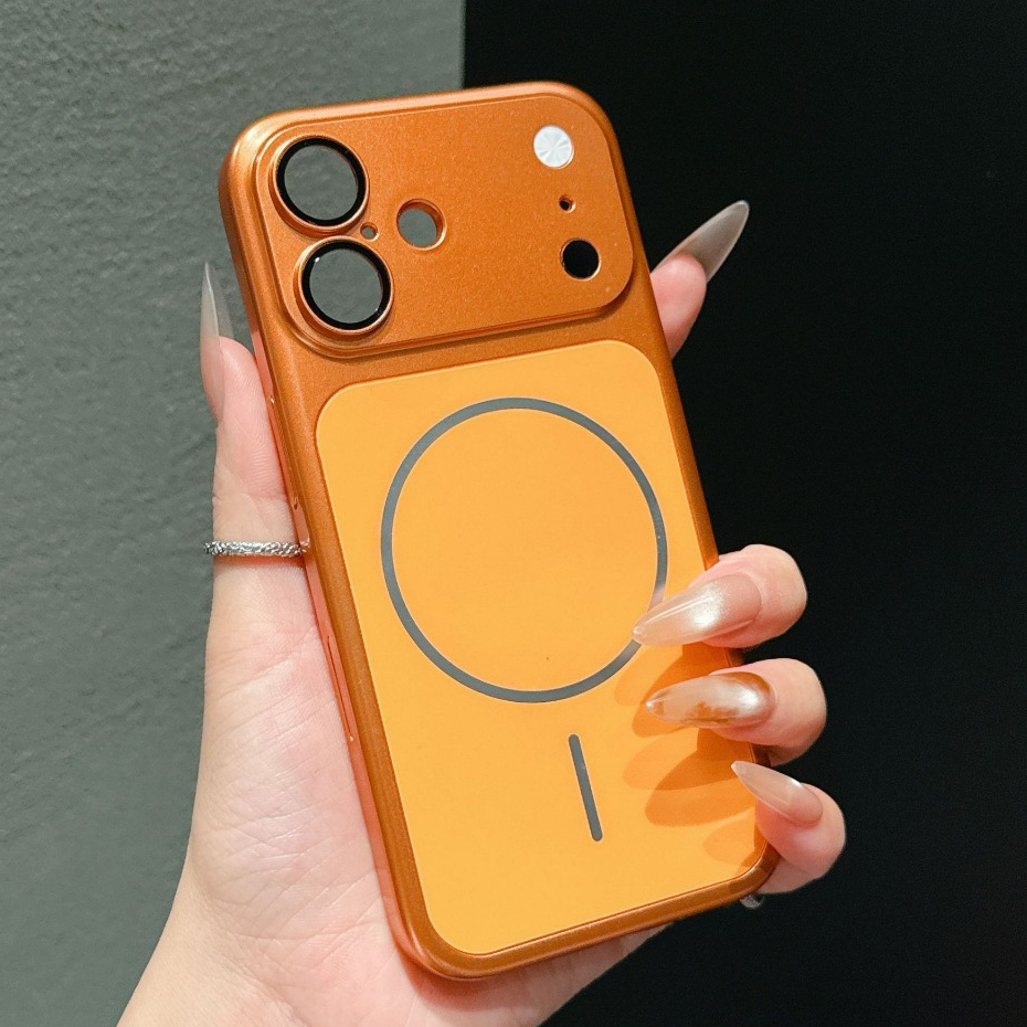 Corning Quick Change 17 Pro Max Magnetic Case สําหรับ iPhone 17 17 Pro 16 15 Plus 14 13 เคสโทรศัพท์หน้าต่างขนาดใหญ่ PC Hard อะคริลิค Back Panel เลนส์ฟิล์มรวมทุกอย่างเคสโทรศัพท์