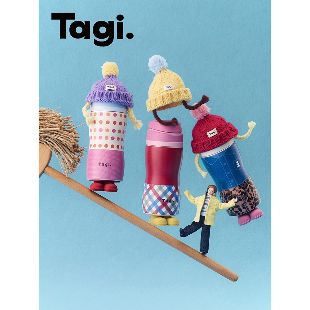 Tagi. Dress-up Game Vaccum Bottle 480ML แก้วน้ำเก็บอุณหภูมิรูปแบบเกมแต่งตัว แก้วเก็บความเย็น