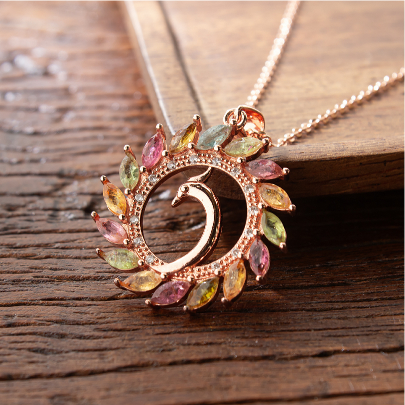 DML [Jingyulufang] สร้อยคอทัวร์มาลีนธรรมชาติ/Guardian/Prosperity/Exorcism/Love/Adjustment