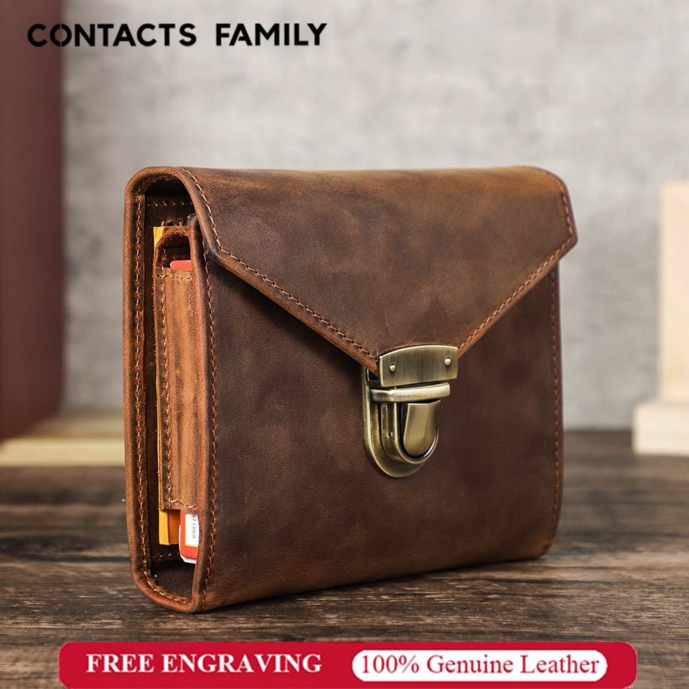 CONTACTS FAMILY ของแท้หนังโป๊กเกอร์แบบพกพากาแฟเล่นการ์ดกล่องเก็บ Travel เกม Organizer สําหรับ Scoreakeing