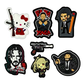 PVC ป้ายยาง Rapidly Chase Kill Tactical Morale Armband พร้อม…