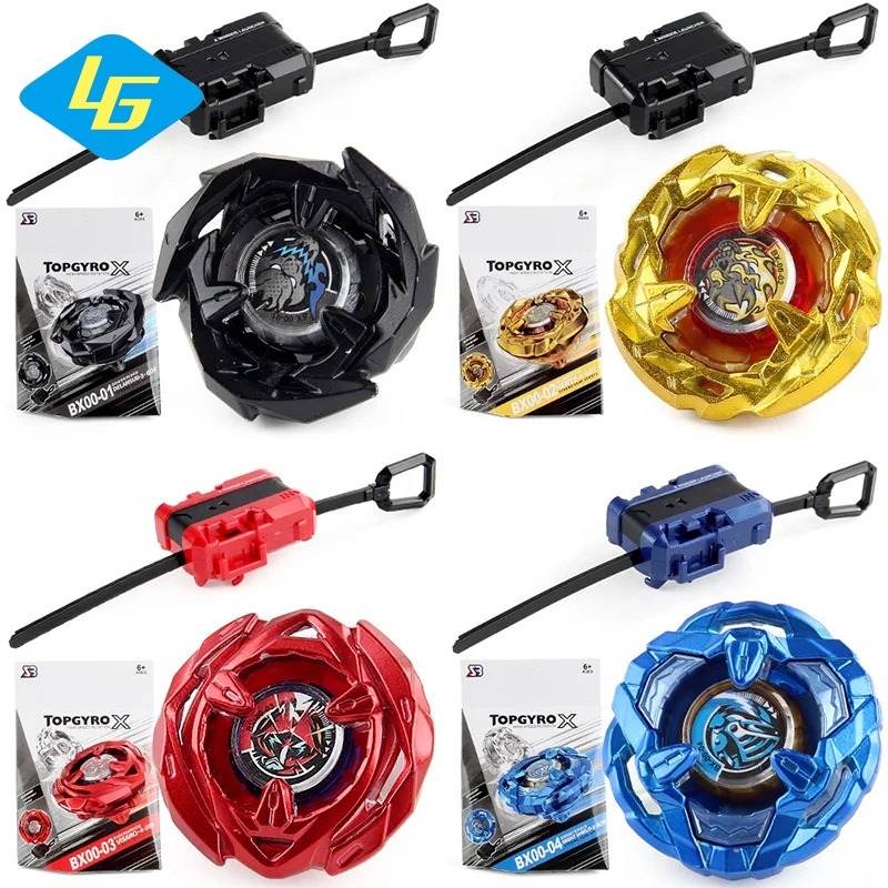 Beyblade Burst BX00-01 BX00-02 Bx00-03 BX00-04 พร้อม Launcher Grip ชุดสําหรับเด็กของขวัญวันเกิดเด็ก