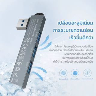 Borofone FH1 USB 4 in 1 Adapter USB ส่วนเชื่อมต่อ สำหรับโอนถ่ายข้อมูล และเชื่อมต่ออุปกรณ์เสริม