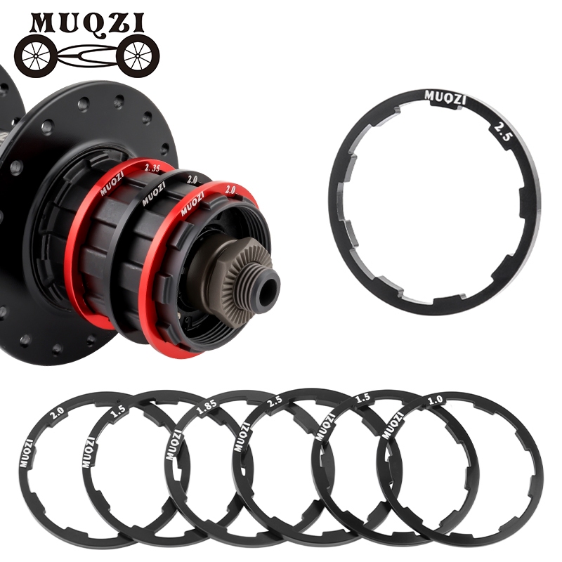 Muqzi แหวนรองดุมล้อจักรยาน ความเร็ว 7 8 9 10 11 12 ขนาด 1–2.5 มม. 1 ชิ้น