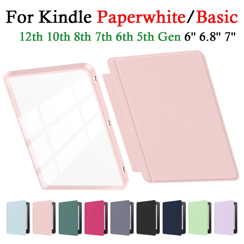 สําหรับ Kindle 11th Gen 2024 2-in-1 Snap-on อะคริลิค E-Reader กรณี Paperwhite 6 5 4 3 2 1 7 6.8 6th 5th Gen