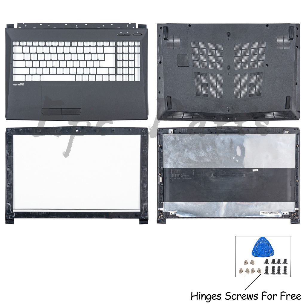 อะไหล่ Epc สําหรับ MSI GP62 GL62 GL62M GP62MVR GV62 6QG 6QF MS-16J9 ฝาหลัง/Bezel CASE ซ่อมสีดํา