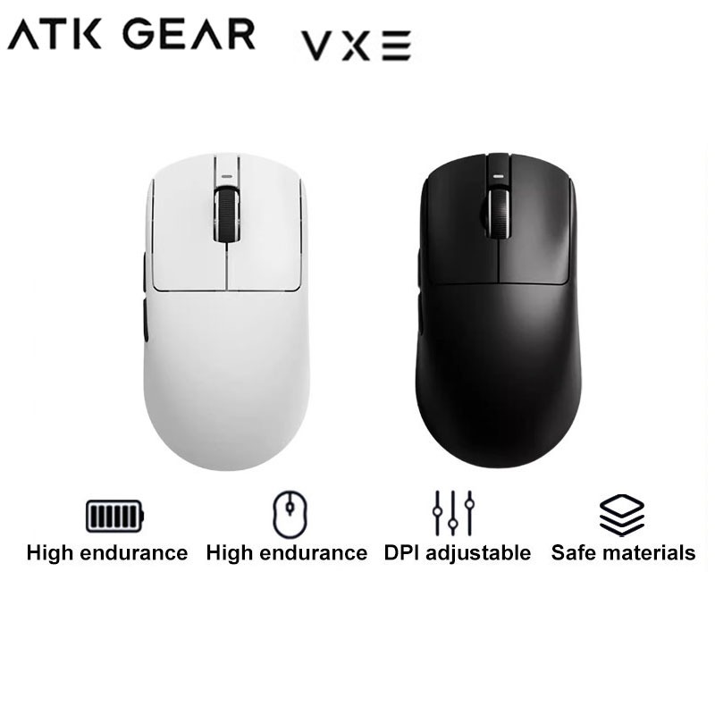 ATK GEAR Vxe dragonfly R1 SE เกมเมาส์สามโหมดไร้สาย PAW3395 น้ําหนักเบา
