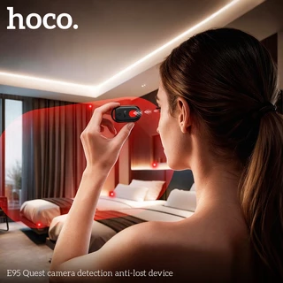 hoco. E95 เครื่องติดตาม GPS รองรับฟังก์ชันตรวจจับกล้องด้วยอินฟราเรด รองรับ iOS Find My ค้นหาระบบ รับประกัน 1 ปี