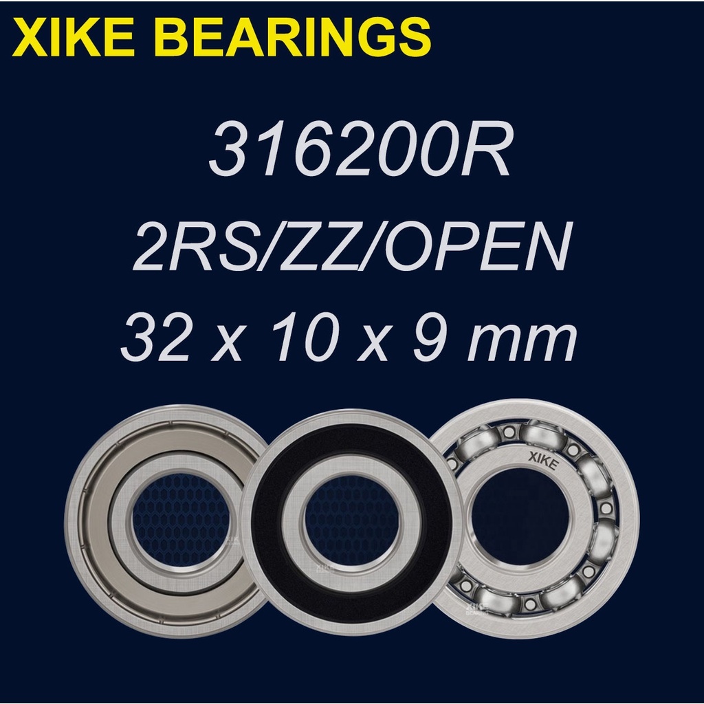 XIKE 361200R-2RS/ZZ ขนาด 32x10x9 มม. แบริ่งติดตามแคมคุณภาพสูง  361200R-2RS/361200ร-ซซ