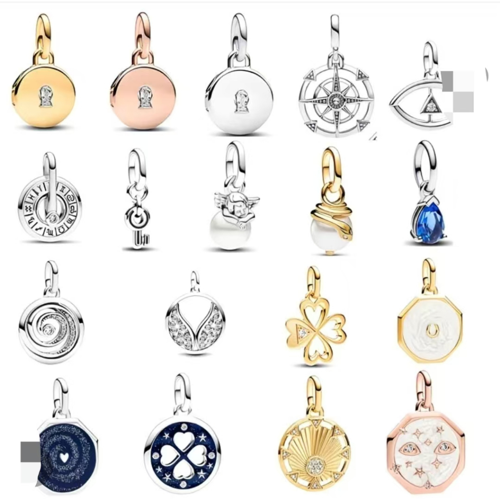 2026 NewS925 ME Series Gold Petal Pendant / DIY Fashion Minimalist Pendant