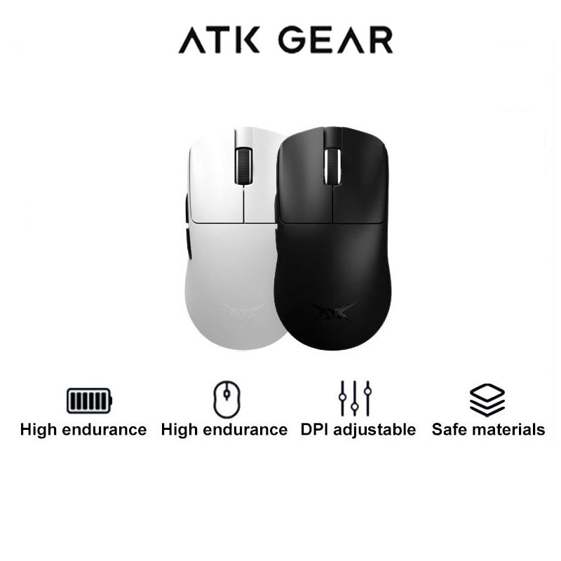 ATK GEAR F1 เมาส ์ สําหรับเล ่ นเกมไร ้ สาย Dual Mode