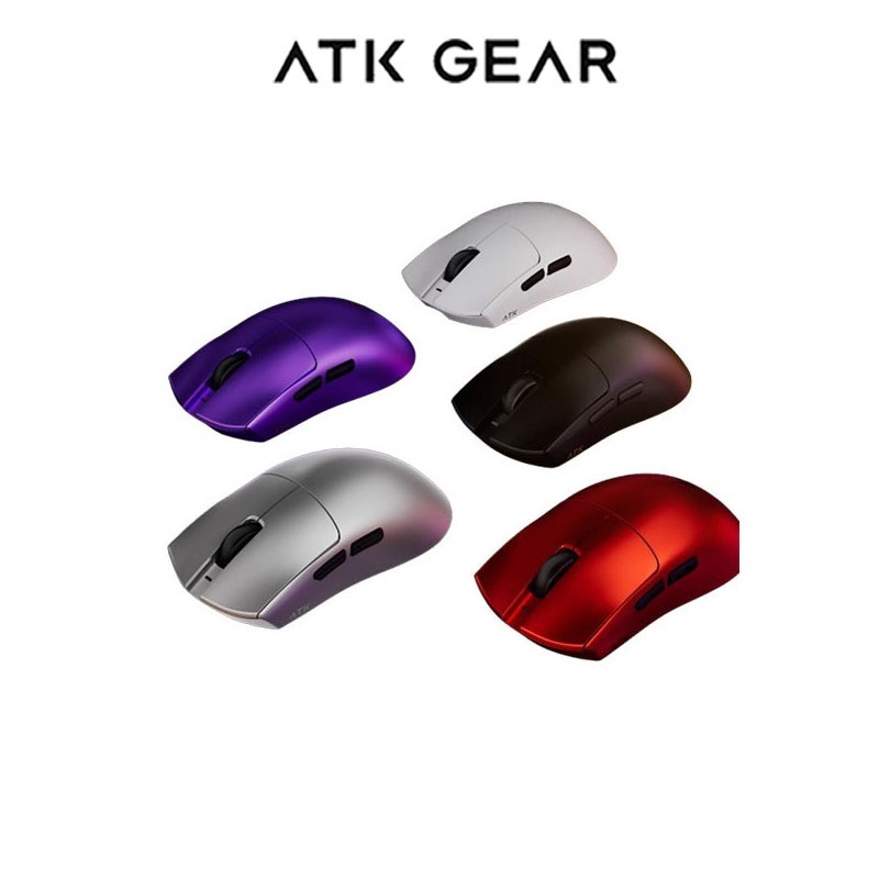 ATK GEAR Liekong X1V2 เมาส์เกมตามหลักสรีรศาสตร์มือขนาดใหญ่ขนาดกลางสามโหมด