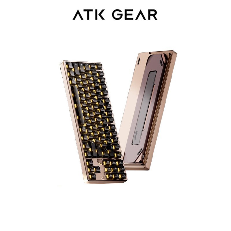 ATK GEAR x QK Hex80 Anode Grey 0.0005mm RT Precision All-Aluminum Gaming Keyboard