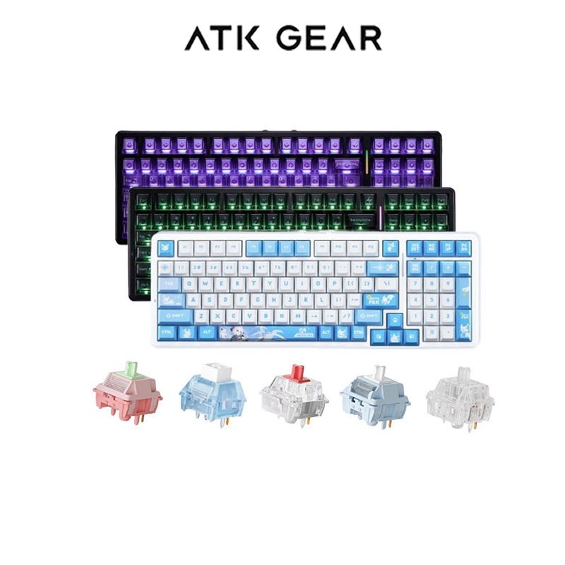 ATK GEAR A98 Pro คีย์บอร์ดเชิงกลแบบกําหนดเองสามโหมด