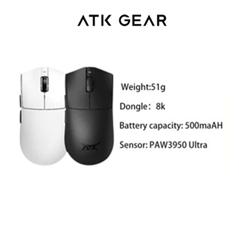 ATK GEAR X1 Ultimate Master Edition เมาส์โหมดคู่ 8k