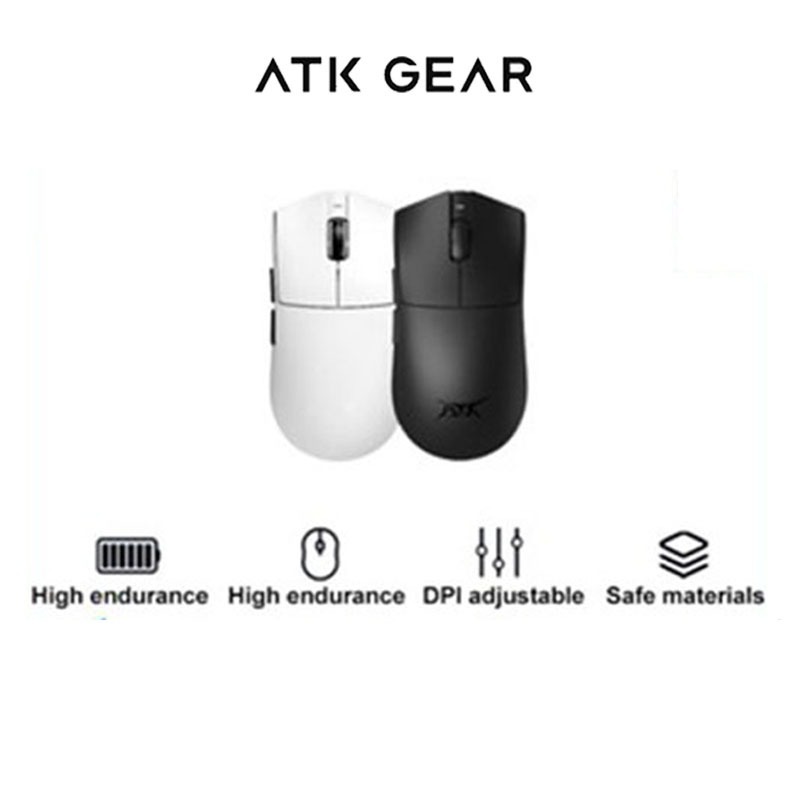 ATK GEAR X1 เมาส์เล่นเกมโหมดคู่ไร้สายรองรับ 8k