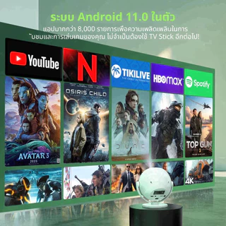 XGODY A2 450ANSI โปรเจคเตอร์ขนาดเล็กซีกโลก 360 ° 1080P HD ความละเอียดรีโมทคอนโทรลโฟกัสไฟฟ้า 90 ° ขายึดหมุนได้
