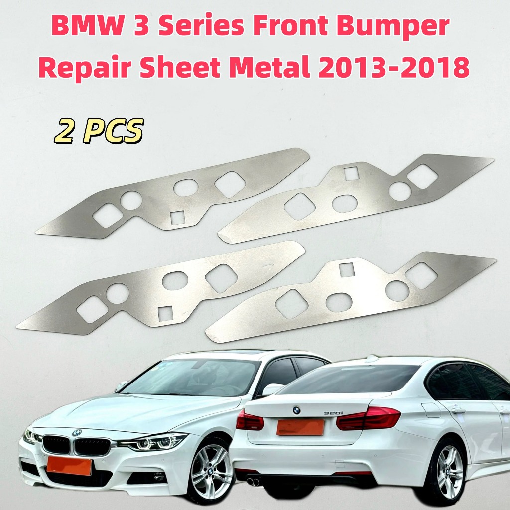 Bmw เหมาะสําหรับ บีเอ็มดับเบิลยู 3 ชุดรุ่น 2013-2018กันชนหน้าล้อมรอบหัวเข็มขัดหักเปิดช่องว่างหัวเข็มขัดเน่าช่างซ่อมเสริมวงเล็บโลหะสแตนเลส