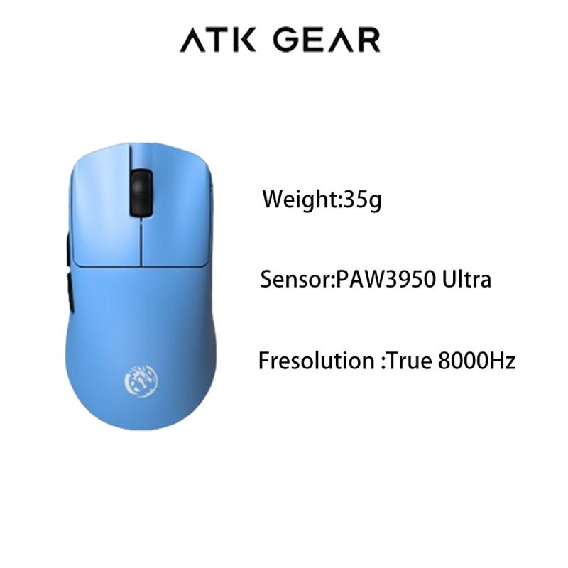 ATK GEAR F1 Leviatan 35g เมาส์แบบกําหนดเอง PAW3950 Ultra 8k น้ําหนักเบา