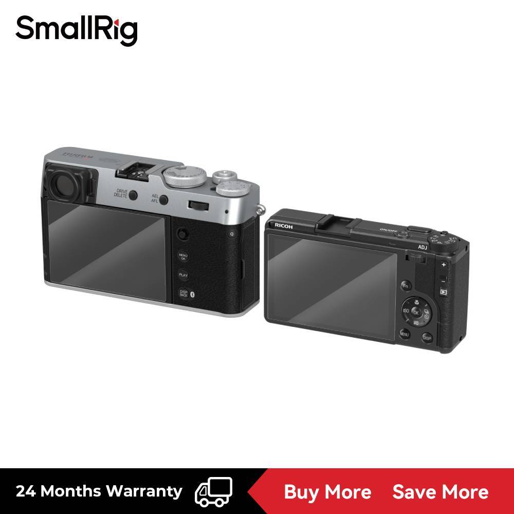 SmallRig ป้องกันหน้าจอสําหรับ FUJIFILM X100VI/X100V/X-E4/X-T4/X-T5/RICOH GR IV/X-T30 III/X-T30 II/X-T30/X-T6Shot R6/R6 Mark II /Canon R6/V1/Power/R6 Mark II / EOS R6/R6 / G7X III