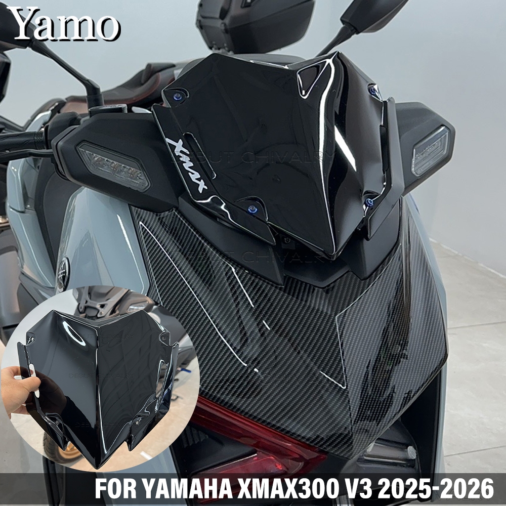 สําหรับ ยามาฮ่า xmax 300 250 125 โวลต์3 2025-2026 กีฬากระจก xmax โวลต์3 กระจกหน้ารถไฟฟ้าดัดแปลงแฟริ่งอุปกรณ์เสริม