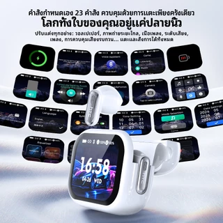 HTC NE68 หูฟังแปลภาษา บลูทูธ 6.0 แปลภาษาแบบเรียลไทม์ หน้าจออัจฉริยะ LED กันน้ำระดับ IPX4 หูฟังไร้สายเสียง HiFi ใช้ได้กับ iOS Android PC