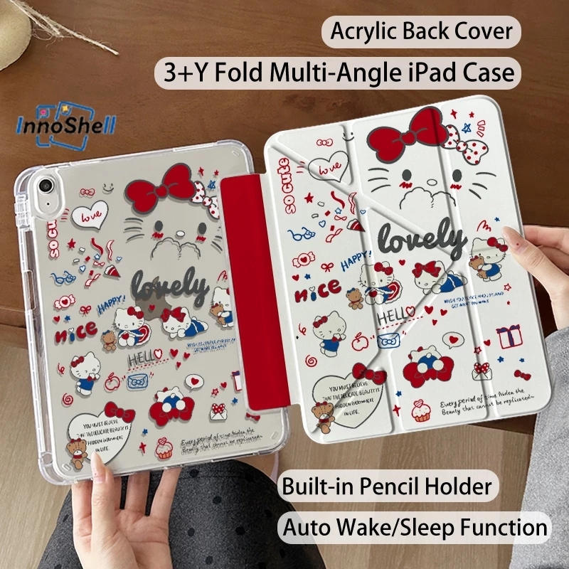InnoShell Gen11 เคส ipad รุ่นเคสแม่เหล็ก เคสไอแพด แกนY มีปกรัด สำหรับไอแพดMini6/7 Air3/4/5/6/7 Gen7/8/9/10 Pro10.5/11ใส่ ปากา ได้