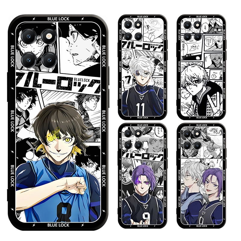 Honor X8A X8B X8 X7A X7C X7B X5B X5B plus X6A X6B 4G 5G Plus BLUE LOCK Casing Soft Case Cover