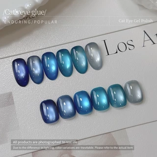 FRESCOBALDI ชุดยาทาเล็บเจลทรงแคทอาย 6 สี จากคอลเล็กชั่น Glacier ของ เหมาะสำหรับใช้ในร้านเสริมความงามและที่บ้าน