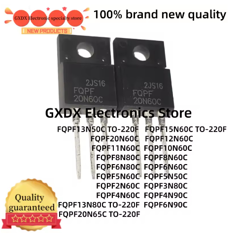 1-5PCS FQPF2N60C PQPF3N80C FQPF4N60C FQPF4N90C FQPF5N50C FQPF6N60CPFQPF10N60CPF10N60CPFQ