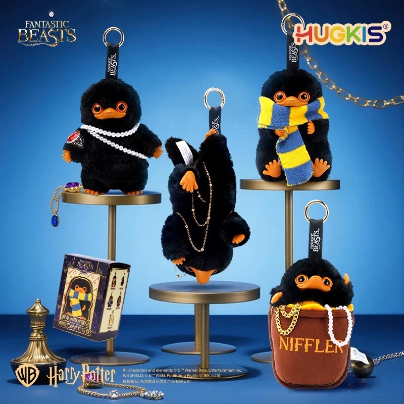 [ของแท้] HUGKIS Where is the Magical Animal Niffler Plush Pendant Blind Box Wealth ของขวัญปีใหม่