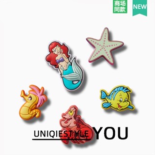 สไตล์ใหม่ Zhibixing อุปกรณ์เสริมรองเท้ารูดอกไม้ Ocean Ariel …