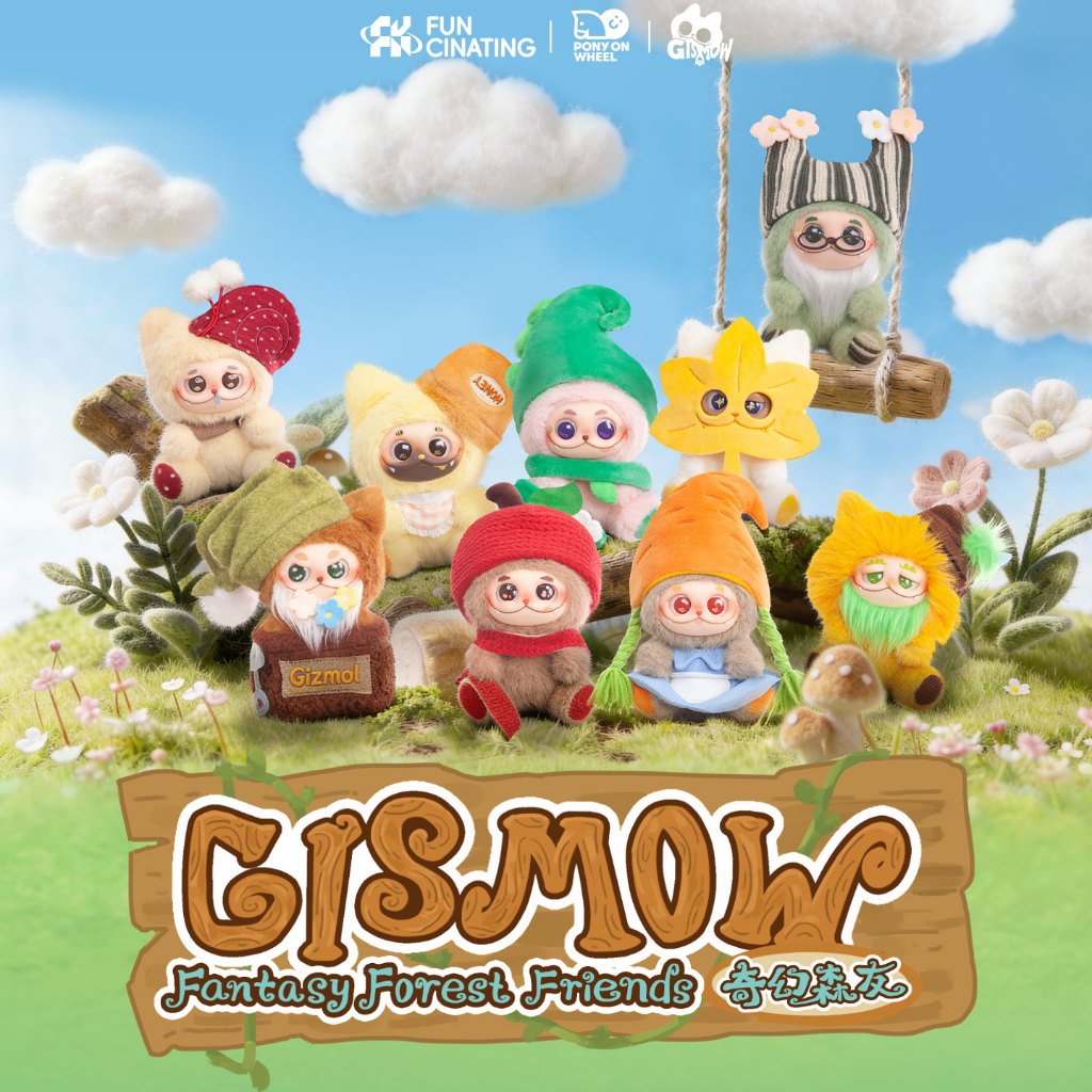 FUNCINATING GISMOW Fantasy Forest Friends Blind Box Series Toy - 1 ชิ้น