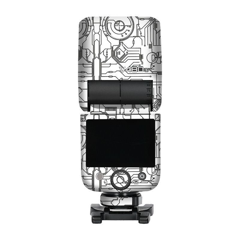 สําหรับ Godox V480 แฟลชผิวห่อฟิล์มสําหรับ Godox V 480 กล้อง Speedlight Decal Skin Protector สติกเกอร