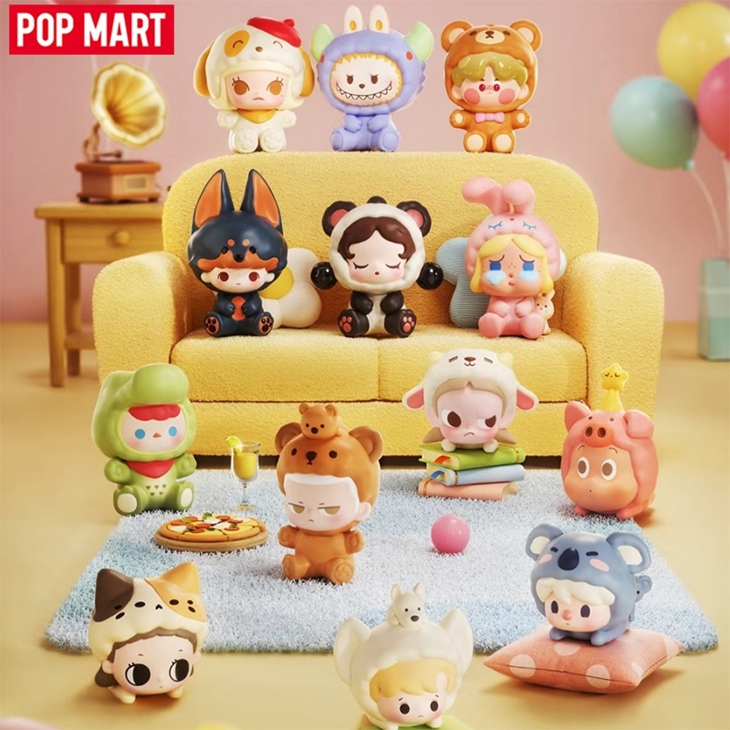 POP MART POP BEAN Pajama Party Series ของขวัญปีใหม่ ของขวัญปีใหม่ forcollegues