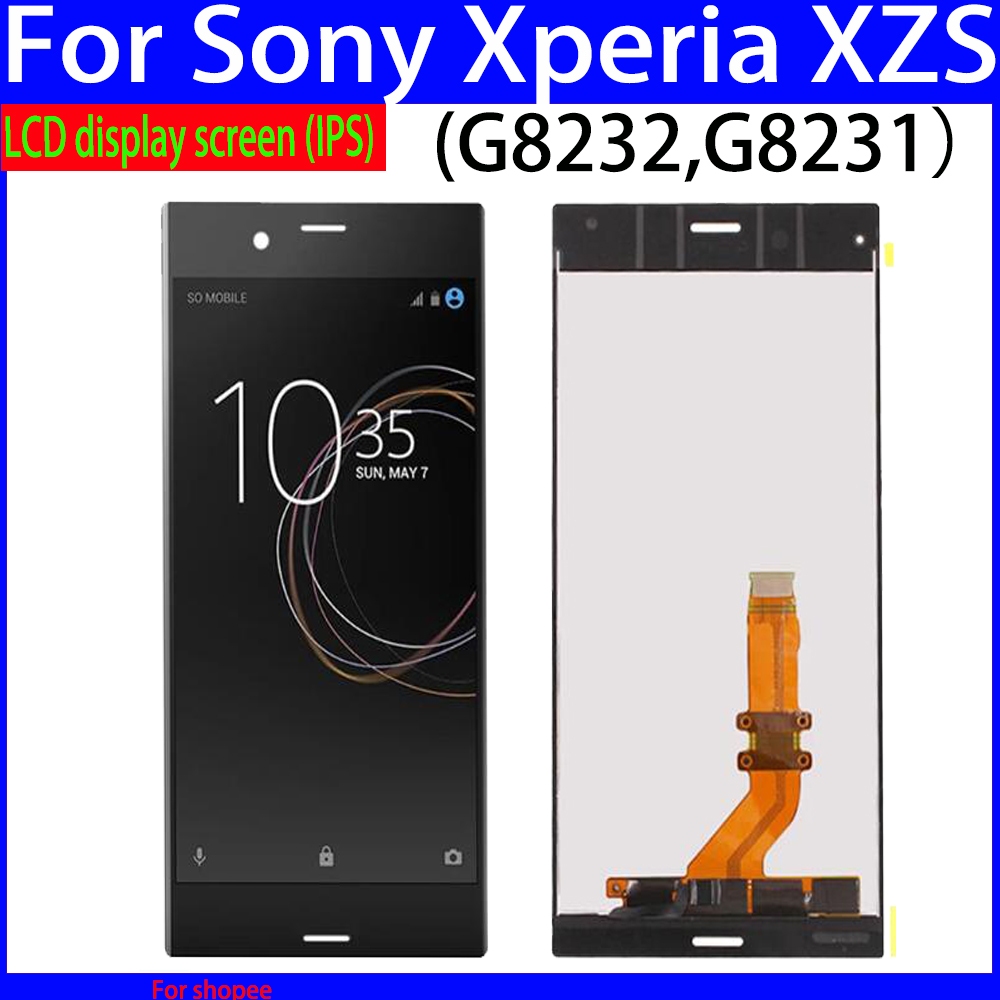 SONY 5.2 "Original IPSสําหรับSony Xperia XZS G8232 G8231 LCD Touch Screen DigitizerสําหรับSony Xperi