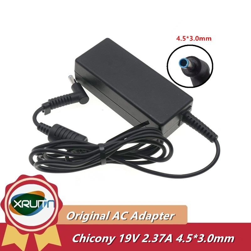 ของแท้ Chicony 19V 2.37A 45W 4.5*3.0 มม.A18-045N2A อะแดปเตอร์ AC สําหรับ HP MSI แล็ปท็อป Power Charg
